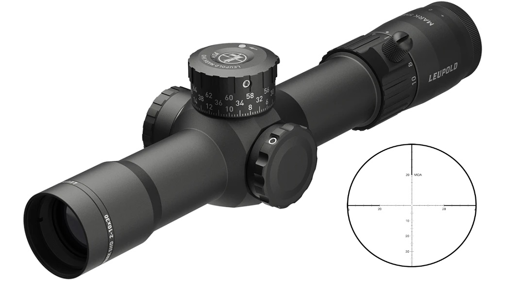 Leupold Mark 5HD 2-10x30 Rifle Scope 35mm FFP PR-1MOA Matte