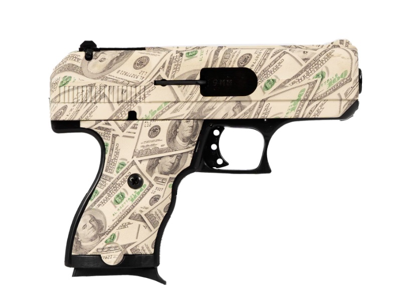 Hi-Point 916 MONEY C-9 9mm 3.5" $100 Bill Pattern Semi-Auto Pistol-img-0