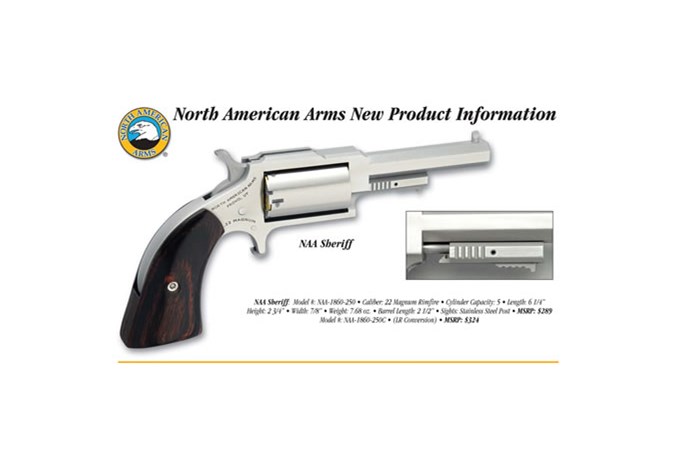 North American Arms Sheriff 22 LR | 22 Magnum Revolver
