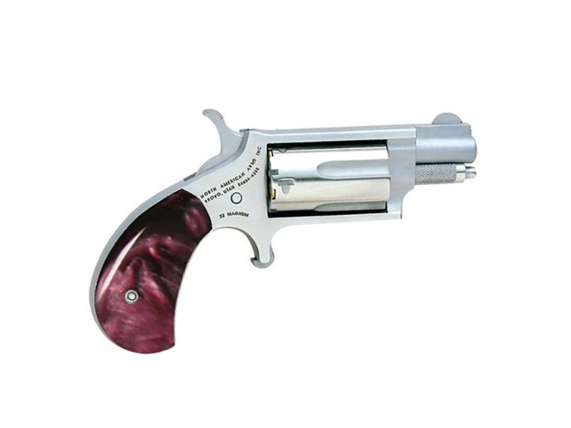 North American Arms NAA-22MS-GP-PR 22 Mag Mini-Revolver Purple Grip - NAA - 22 Magnum