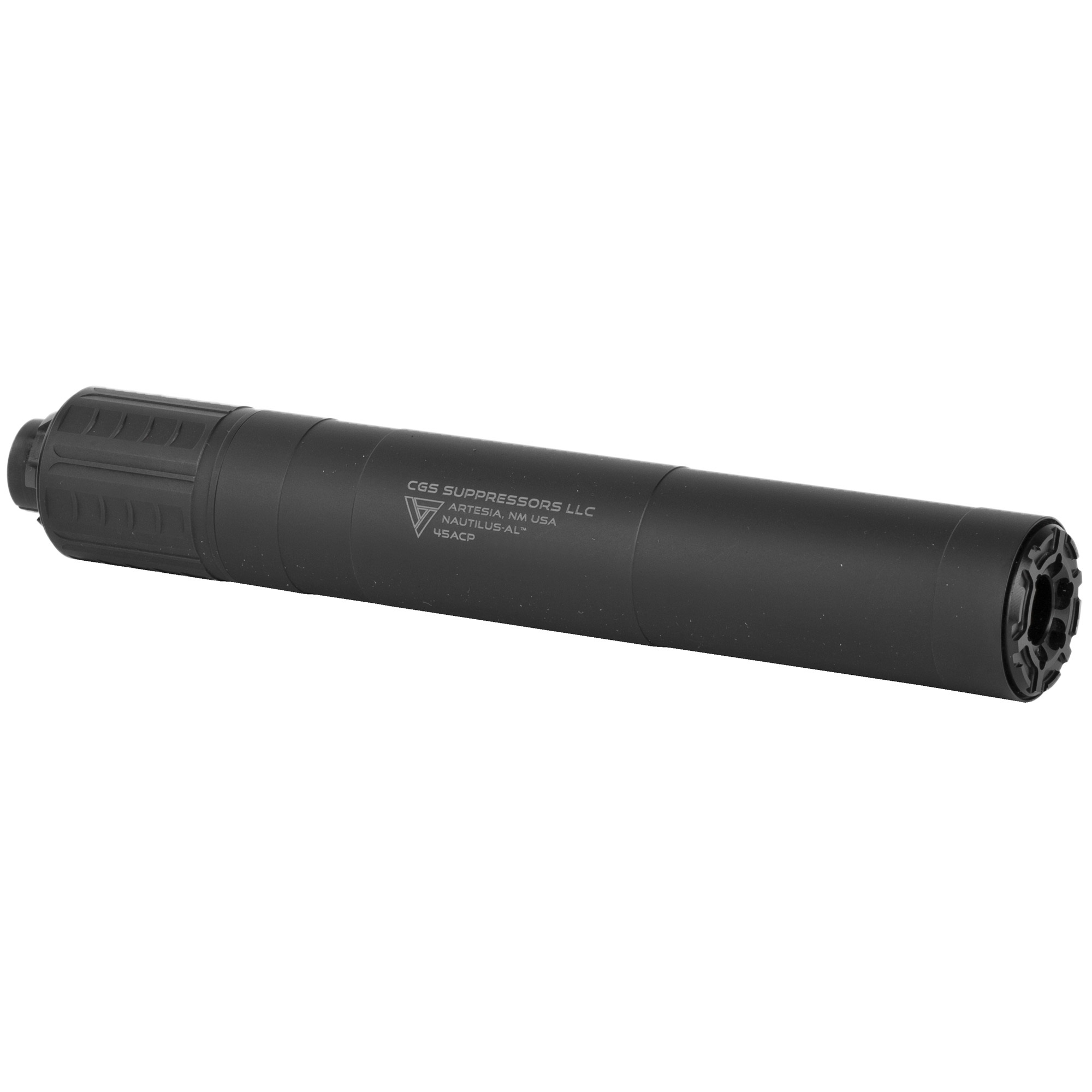 CGS Suppressors CGS-NAUTILUS-AL 45 ACP 8.60" Black Anodized