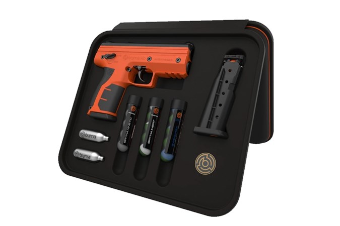 Byrna Technologies HD Ready Kit  Non-Lethal - Item #: BYBK68300O / MFG Model #: BK68300_ORANGE / UPC: 810042110465 - BYRNA HD READY KIT ORANGE BK68300_ORANGE