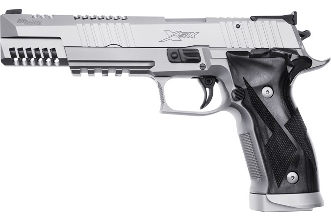 Sig Sauer Germany P220 X-Five Supermatch 9mm Semi-Auto Pistol - Item #: LS71007026 / MFG Model #: 71007026 / UPC: 682146831054 - SIG P220 X-SIX 9MM SKELETON ADJUSTABLE SIGHTS