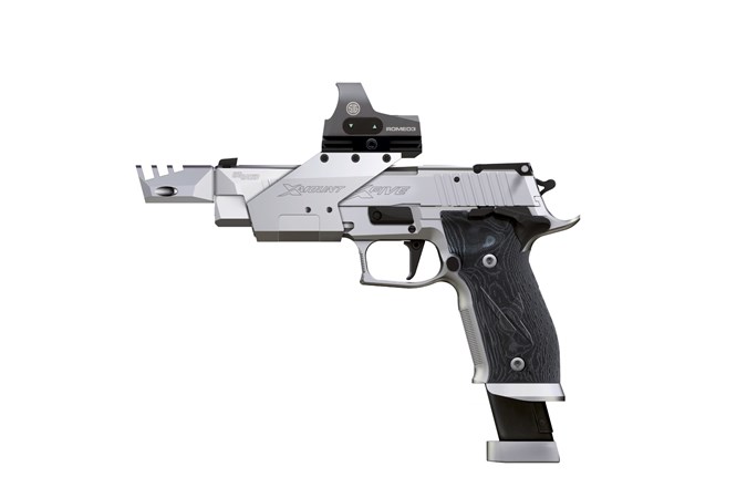 Sig Sauer Germany P226 X-Five Open 9mm Semi-Auto Pistol - Item #: LS71003484 / MFG Model #: 71003484 / UPC: 682146830866 - SIG P226 XFIVE 9MM OPEN COMP ADJUSTABLE SIGHTS | RAIL