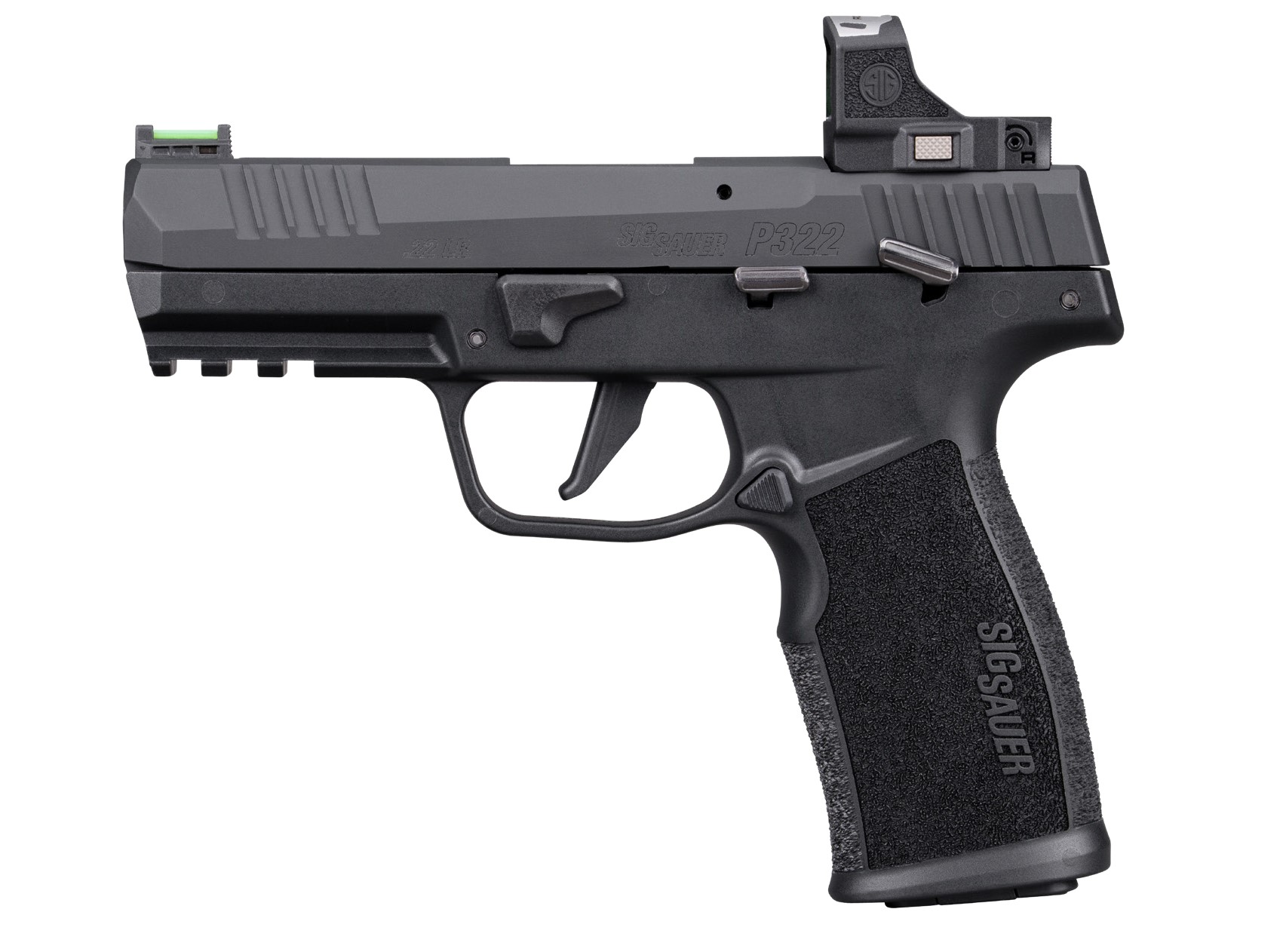 SIG SAUER 322C-B-RS P322 22 LR 4" Nitron Semi-Auto Pistol