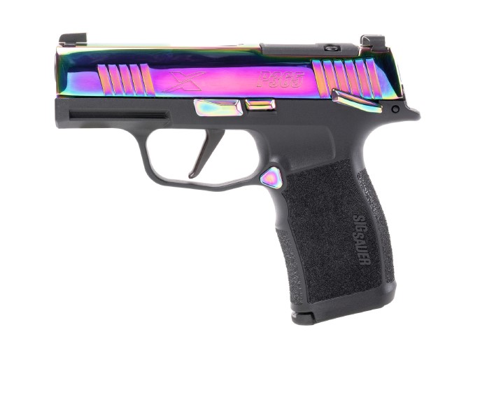 Sig Sauer P365X Rainbow PVD 9mm NEW 365X-9-RBT-MS In Stock!-img-0