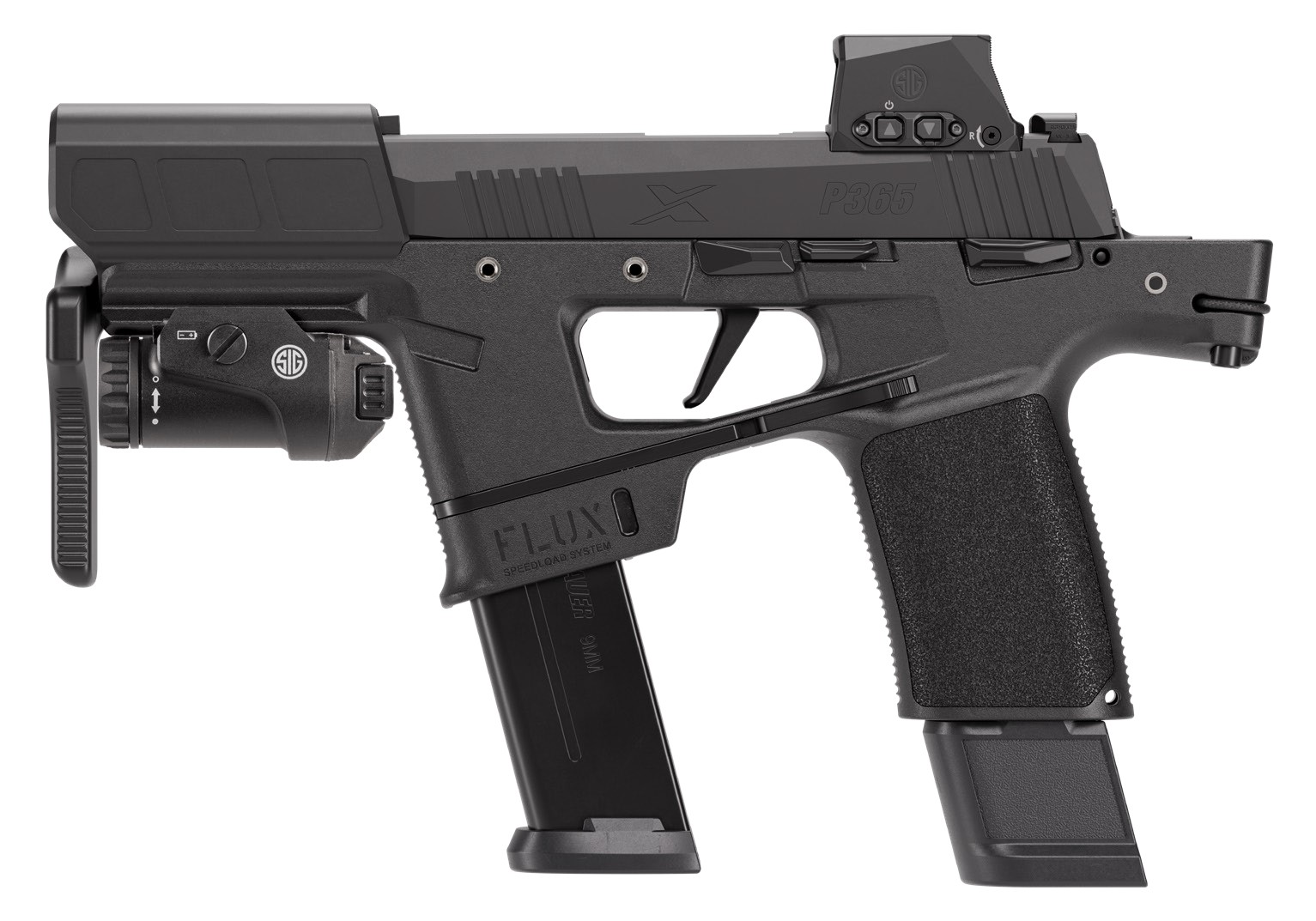 P365 FLUX 9MM BLK 25+1 TAC KIT