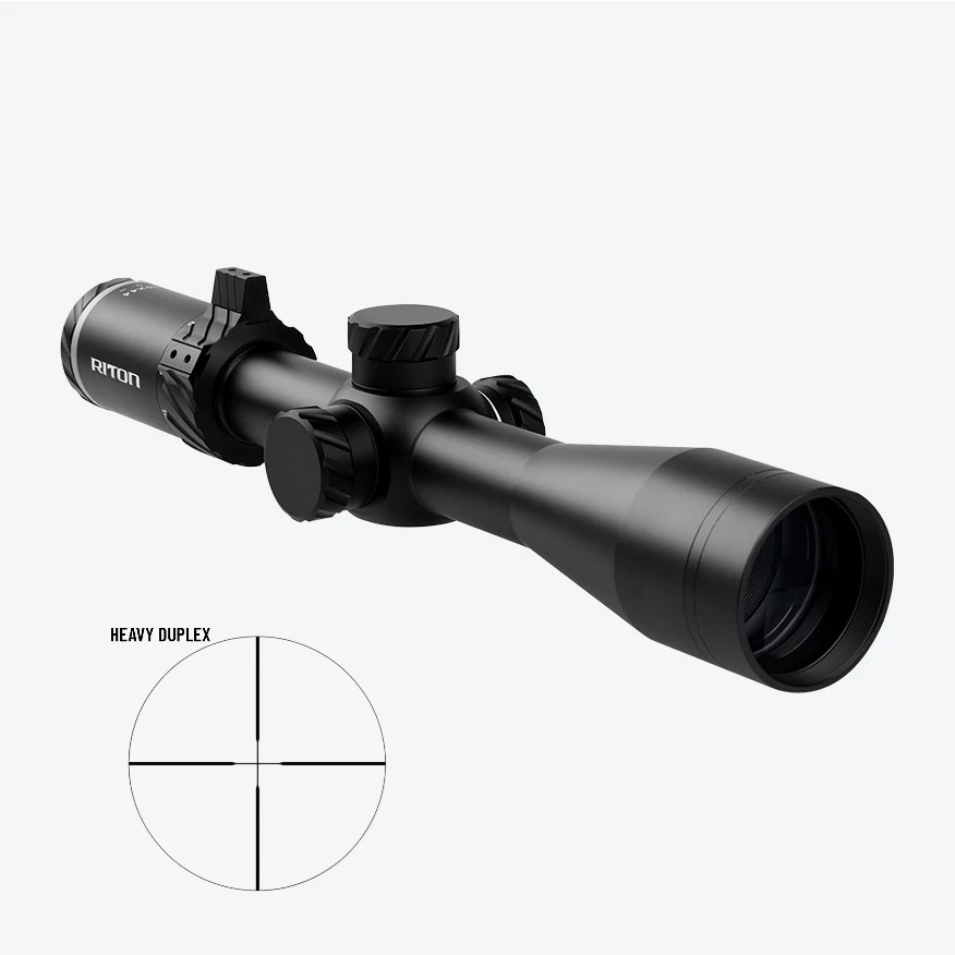 3 PRIMAL 4-16X44 30MM MOA MATTE BLACK DUPLEX RETICLE