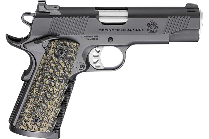 SPRINGFIELD ARMORY TRP 45ACP 7+1 4.25" BLACK AMBI G-10 GRIPS-img-0