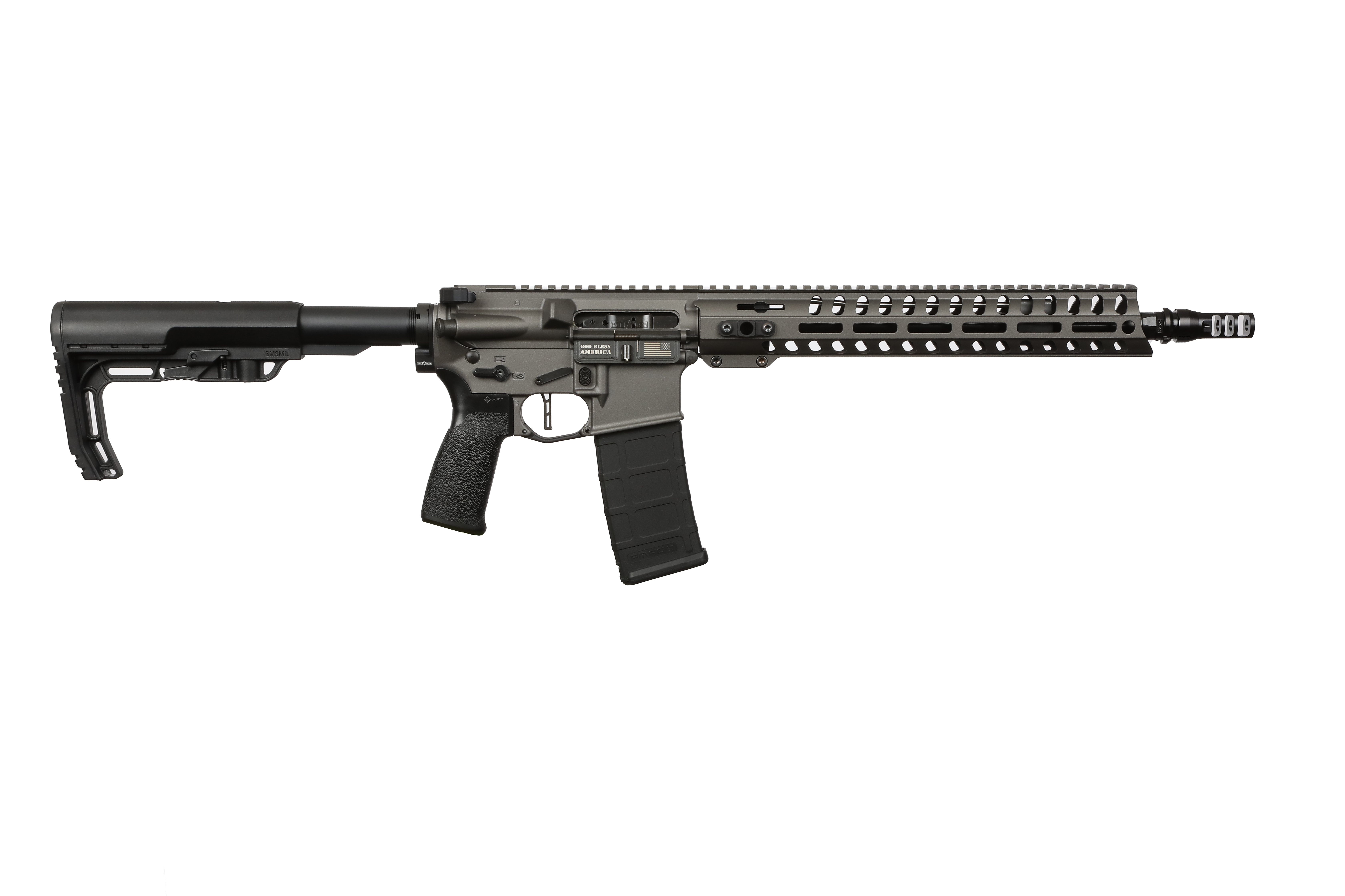 Patriot Ordnance Factory 02046 Minuteman 5.56x45mm 30+1 13.75” Black...