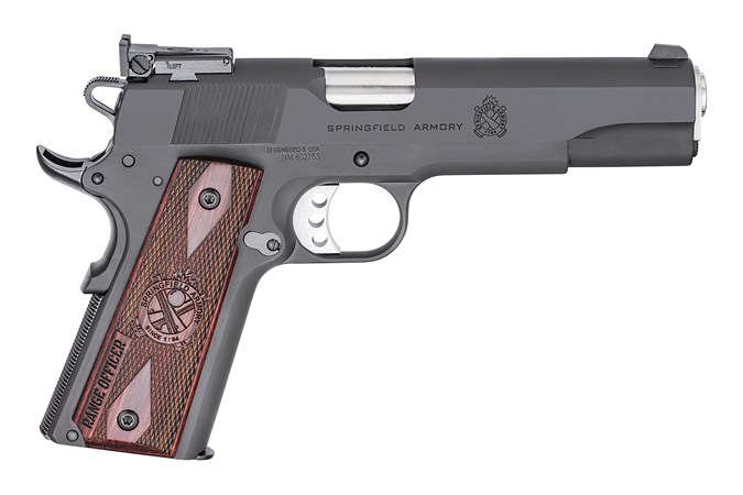 Springfield Armory Range Officer 45 ACP Semi-Auto Pistol - Item #: SFPI9128L / MFG Model #: PI9128L / UPC: 706397913007 - 1911 RANGE OFFICER 45ACP 5" FULL SIZE GRIP