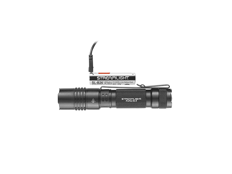 PROTAC 2L-X USB 500LM BLACK MULTI-FUEL TACTICAL FLASHLIGHT