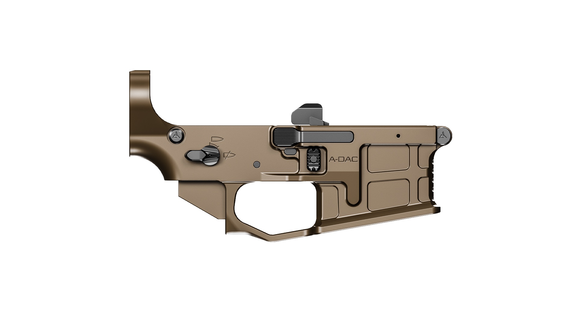 Radian Weapons R0389 A-DAC 15 Lower Receiver Aluminum Brown Cerakote AR...
