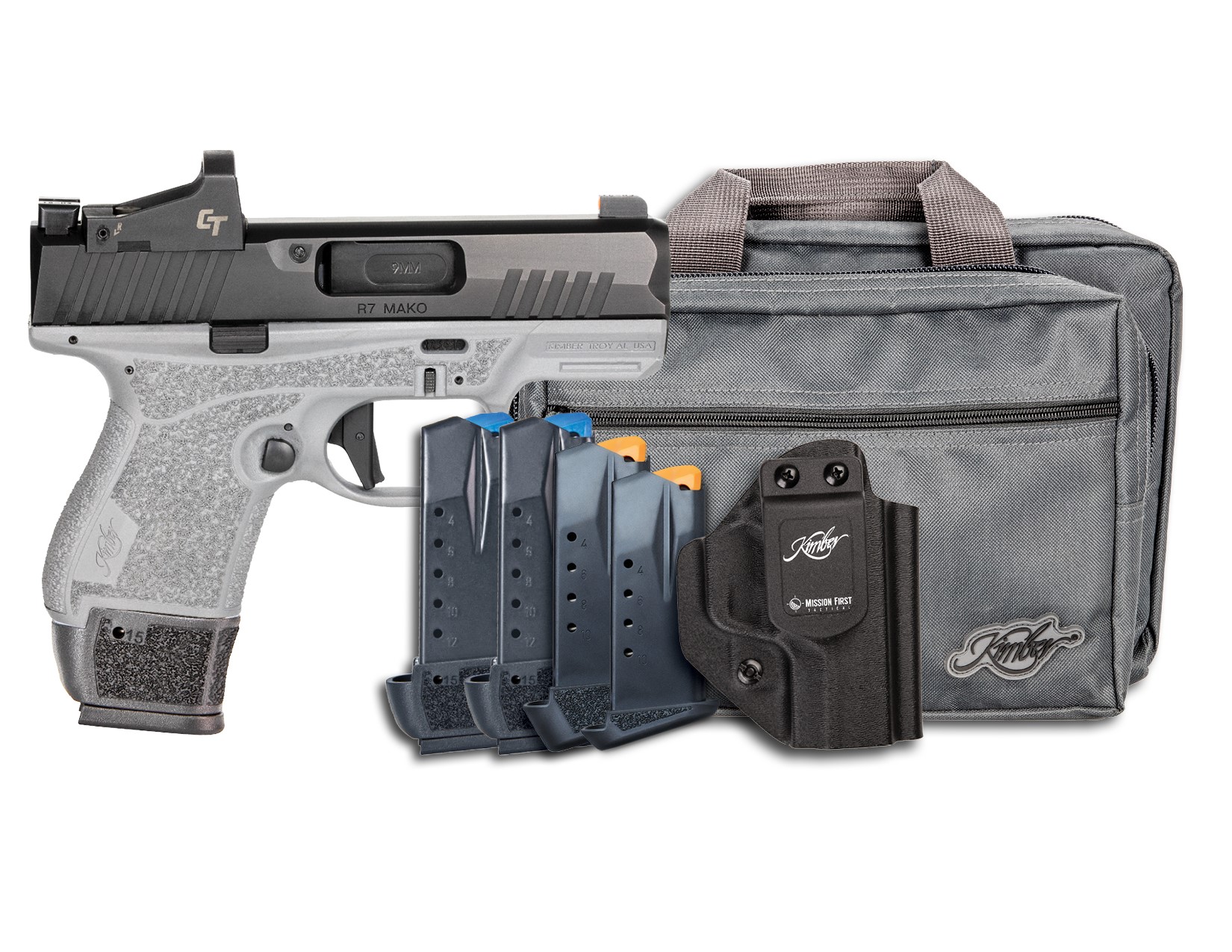 Kimber R7 Mako OI Gray 9mm Semi-Auto Pistol (3.37" Barrel, 15rd)