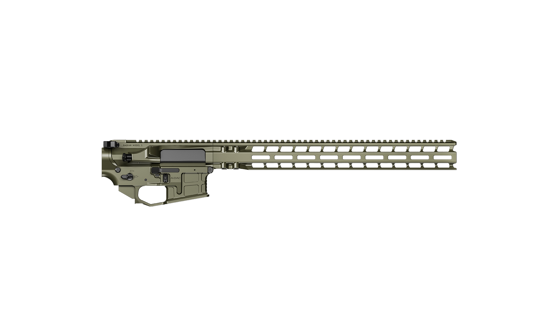 Radian R0407 Model 1 Builder Kit OD Green, 7075-T6 Aluminum, M-Lok 15.5"