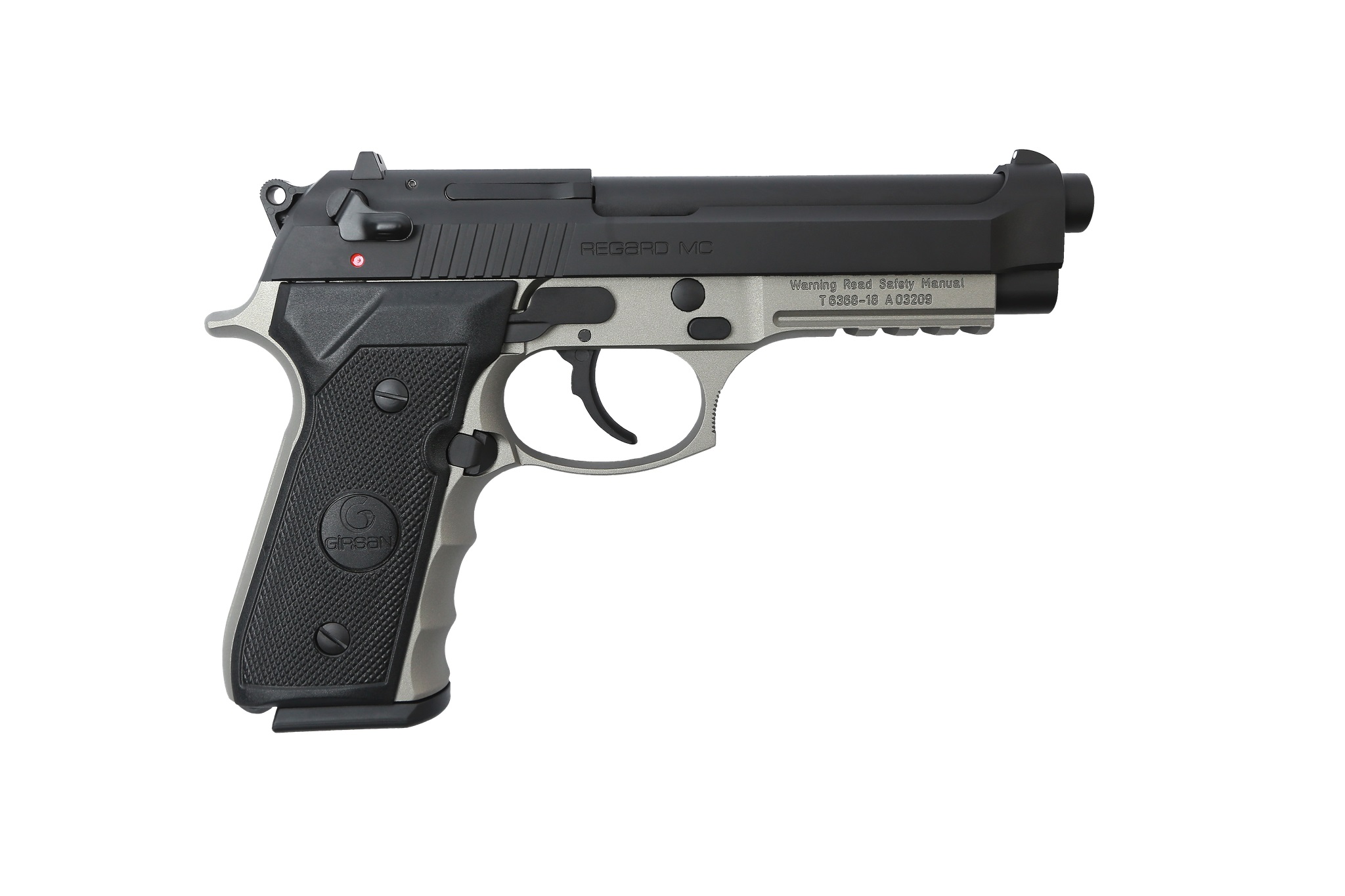 EAA Girsan Regard 9MM 4.9" Barrel 18-Round Two-Toned, Ambi Safety, Rail