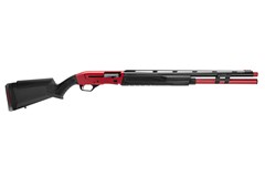 a black and red gun