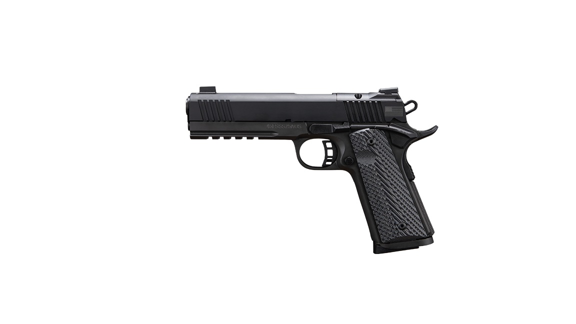 Rock Island Armory 57166AOS TAC Ultra FS 45 ACP 5" Black Parkerized Semi-Auto Pistol
