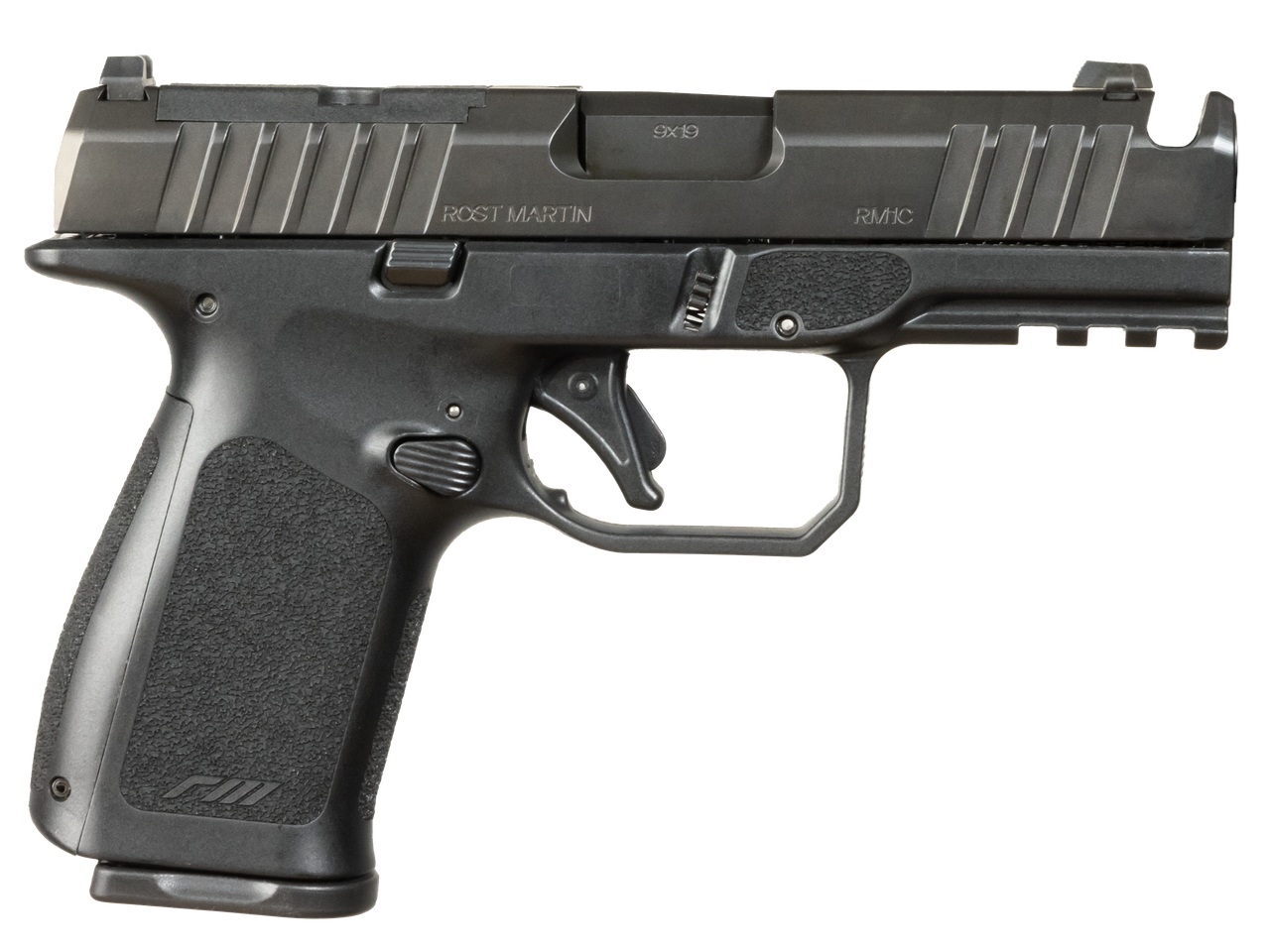 ROST MARTIN RM1CBLKOSP15 (COMP) RM1C 9mm 4" Black Semi-Auto Pistol
