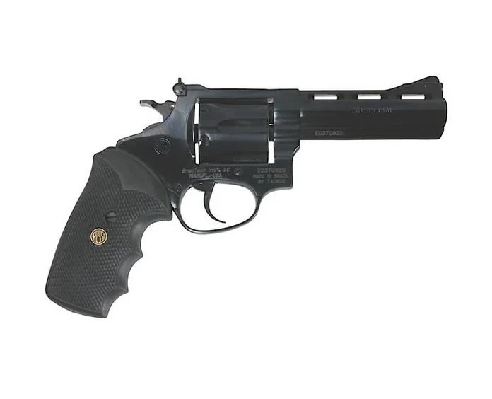 Rossi RM84 Double Action Revolver, .38 Special, Steel Frame, 4-Inch Barrel, Blued Finish, Black Rubber Grip, 6-Round Capacity
