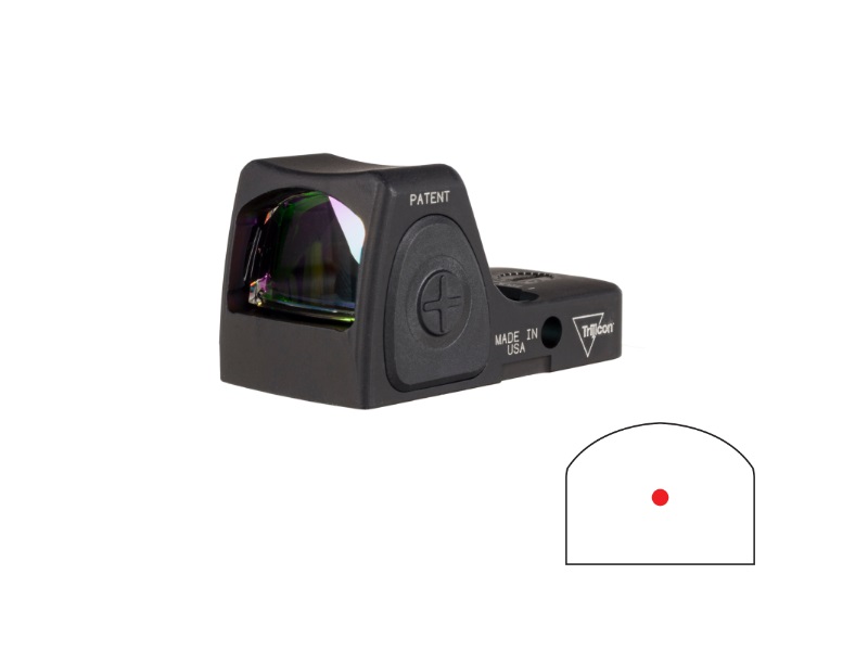 Trijicon RMRcc Red Dot Sight 6.5 MOA 1x Matte Black 7075-T6 Aluminum