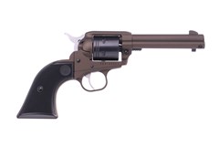 LIPSEY'S EXCLUSIVE Ruger Wrangler 22 LR 
Item #: RUWRG-4MIDBRNZ / MFG Model #: 2024 / UPC: 736676020249
WRANGLER 22LR MIDNGT BRNZ 4.6" 2024|MIDNIGHT BRONZE CERAKOTE