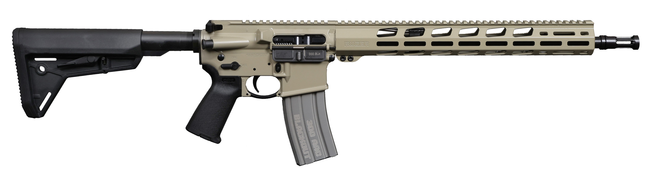 Ruger AR-556 MPR TALO Exclusive 300BLK 16.1in 30rd Semi-Auto Rifle (8555) - Ruger - 300 AAC Blackout