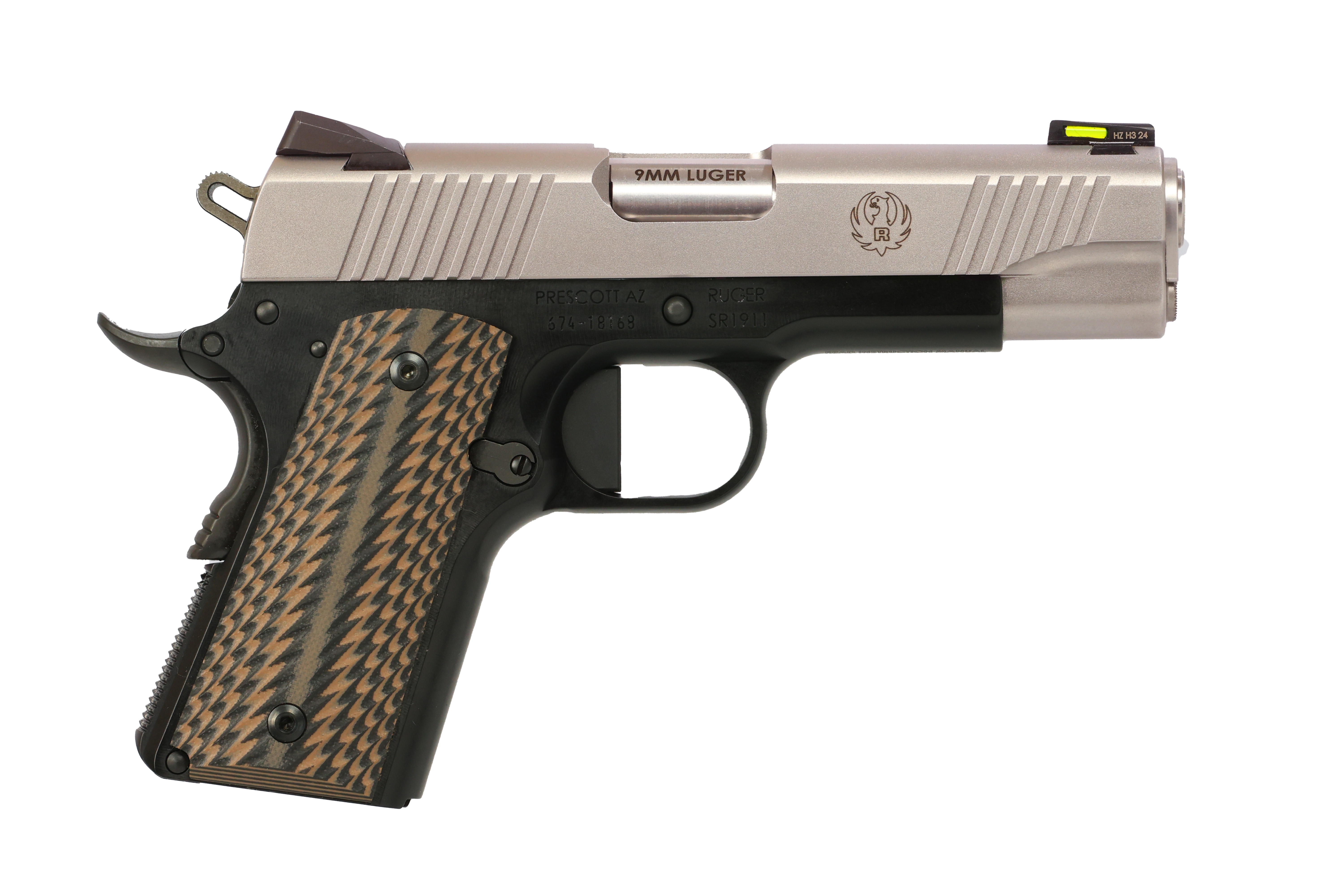 Ruger SR1911-CCO Semi-Automatic Pistol 9mm Luger 4.25" Barrel - Ruger - 9mm
