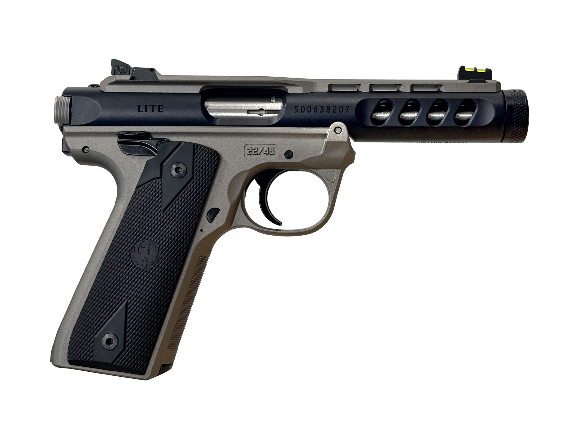 Ruger 43960 Mark IV 22/45 Lite 22 LR 4.4" Elite Concrete Cerakote Pistol