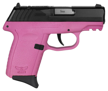 SCCY CPX-2 Gen 3 Sub-Compact Pistol - Black/Pink 9mm 3.1" Barrel 10rd Red Dot Ready