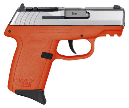 SCCY CPX2TTORRDRG3 9mm 10+1 3.1" Orange Polymer Red Dot Ready Pistol
