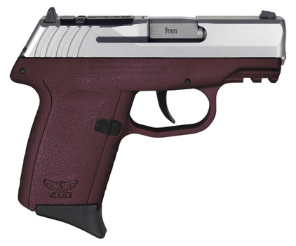 SCCY CPX2TTCRRDRG3 9mm 10+1 3.1" Red Dot Ready Crimson Red Pistol