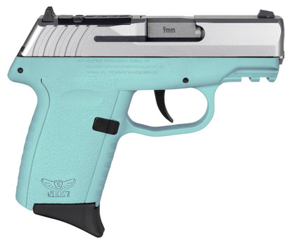 SCCY CPX-2 RDR Gen 3 9mm Luger Pistol, Blue/Stainless, 10rd
