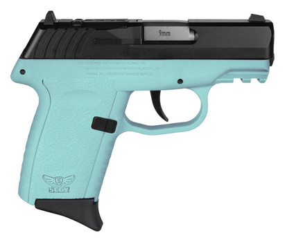 SCCY CPX-2 RDR Gen 3 9mm Luger Pistol, 10 Rounds, Black/Blue