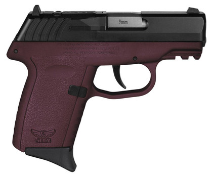 SCCY CPX2CBCRRDRG3 9mm 10+1 3.1" Red Dot Ready Crimson Red Pistol