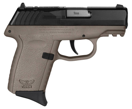 SCCY CPX-2 Gen 3 Red Dot Ready 9mm 3.1" Barrel 10rd Black/FDE