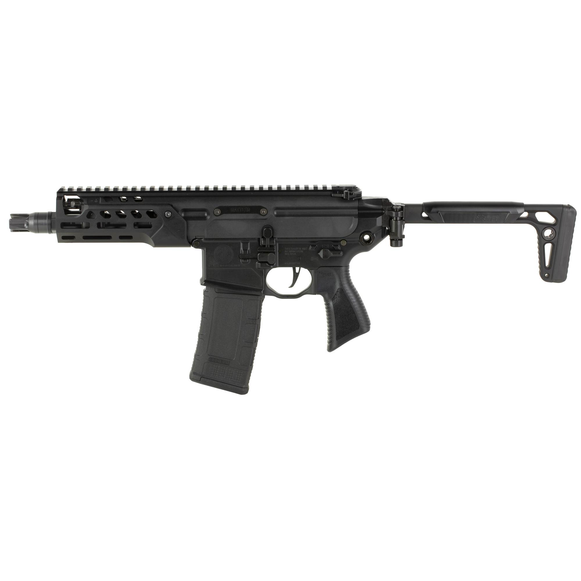 Sig Sauer RMCX-300B-6B-LT-SBR MCX Rattler LT 300 BLK 6.75" SBR Black - Sig Sauer - 300 AAC Blackout