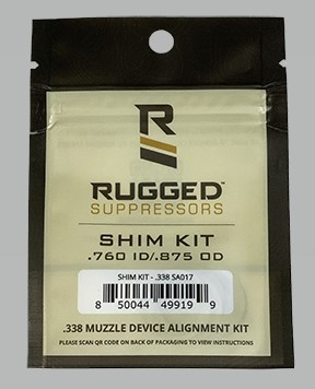 Rugged Suppressors Shim Kit .338Cal  SA017