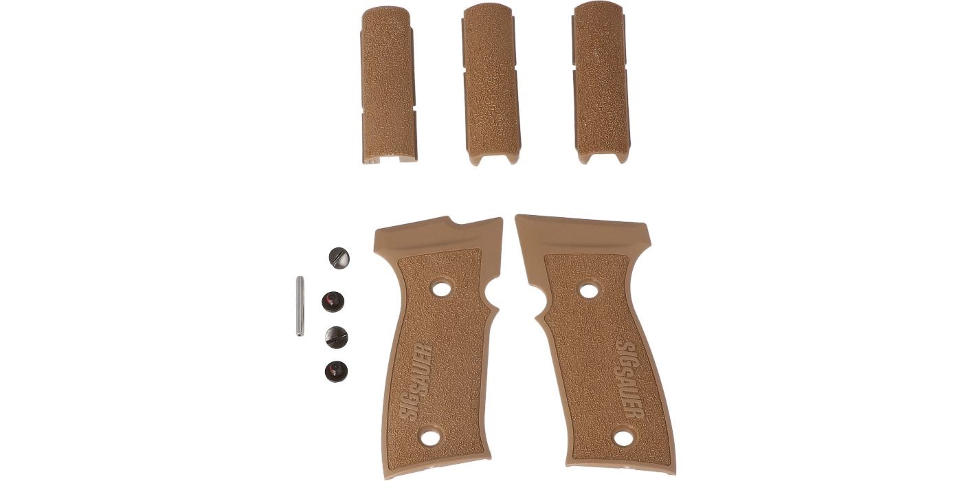 SIG SAUER 8901027 320AXG Black Polymer Grip Set SM/MD/LRG Backstraps