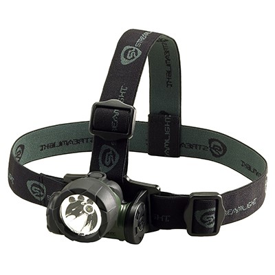 Streamlight Trident Headlamp 61051 6/25/80 Lumens Green/White LED Bulb 126 Meters Distance