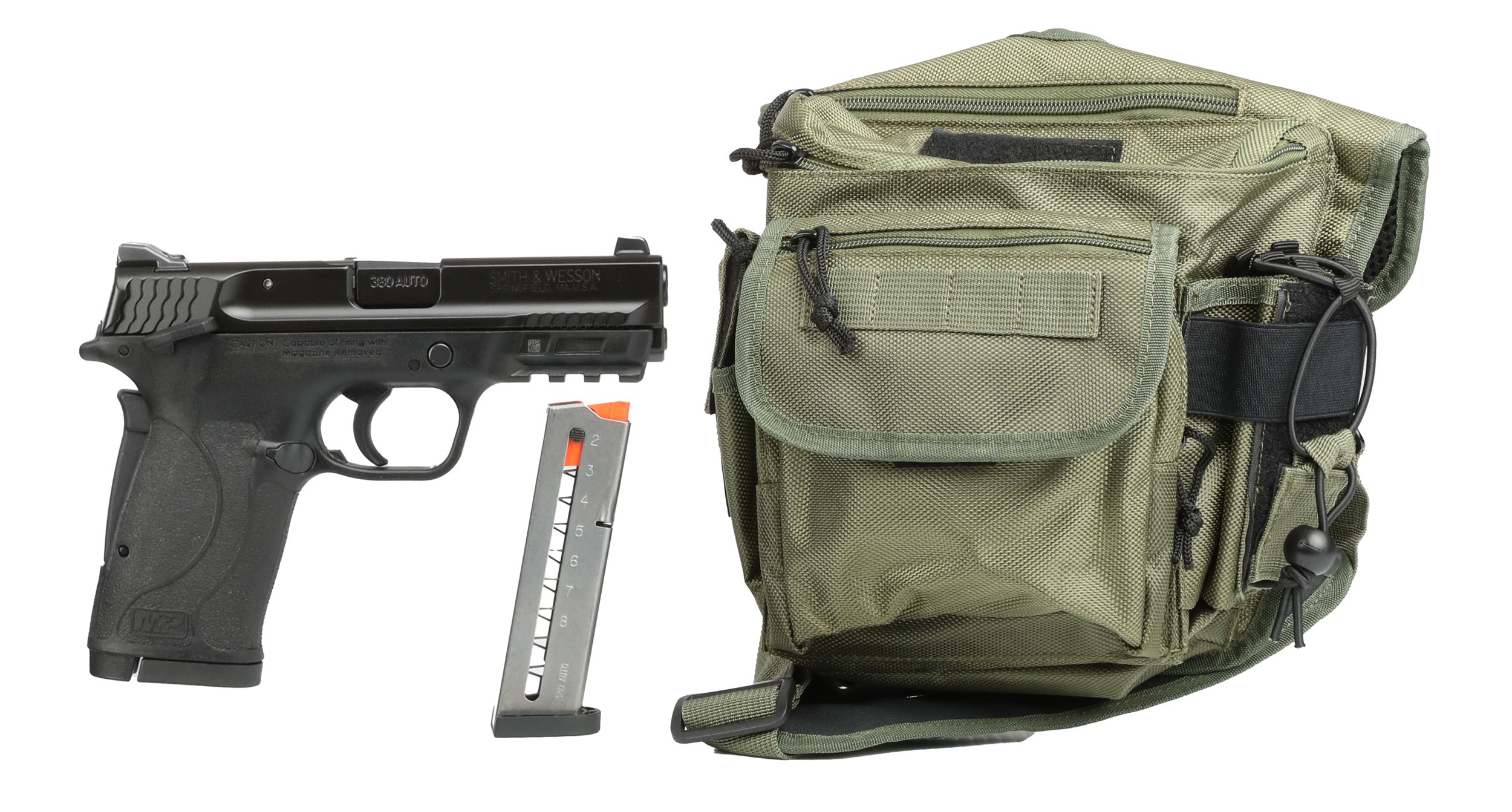 S&W 14153 M&P380 Shield EZ 380 ACP 3.675" Armornite Pistol Black
