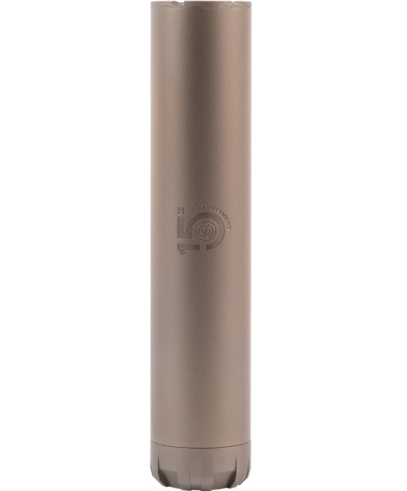 SilencerCo SU5329 Sparrow-Ti 22LR Silencer, Two-Tone Gray/Bronze, 5.08"