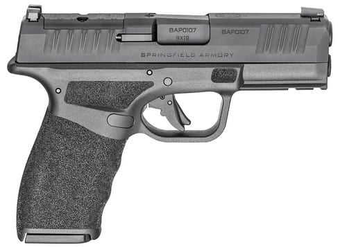Hellcat Pro 9mm Black Optics Ready Compact Pistol: 15+1, 3.7" Barrel, 5 Mags