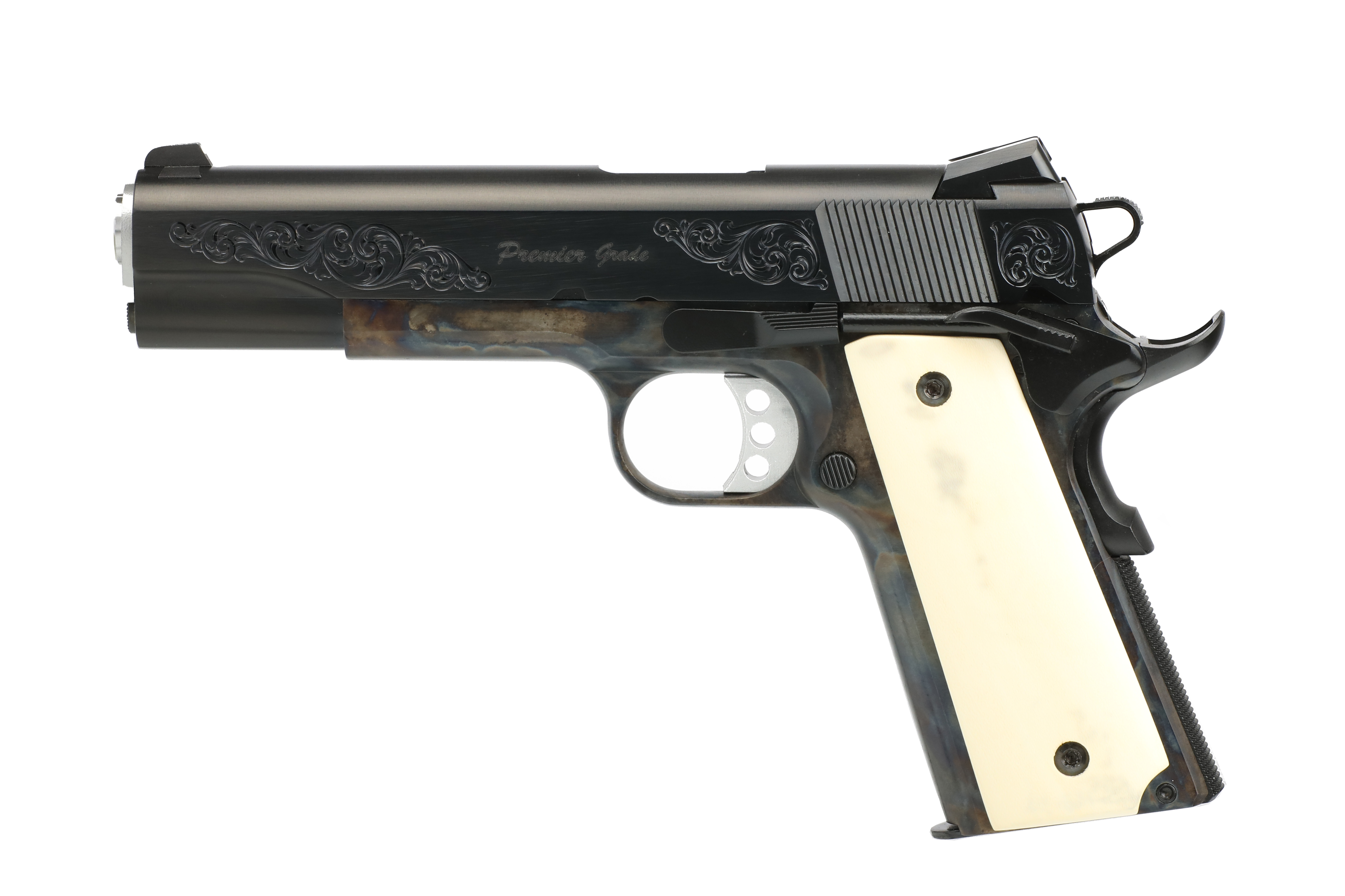 1911 GARRISON 45ACP ENGRAVEDTYLER GUN WORKS PREMIER