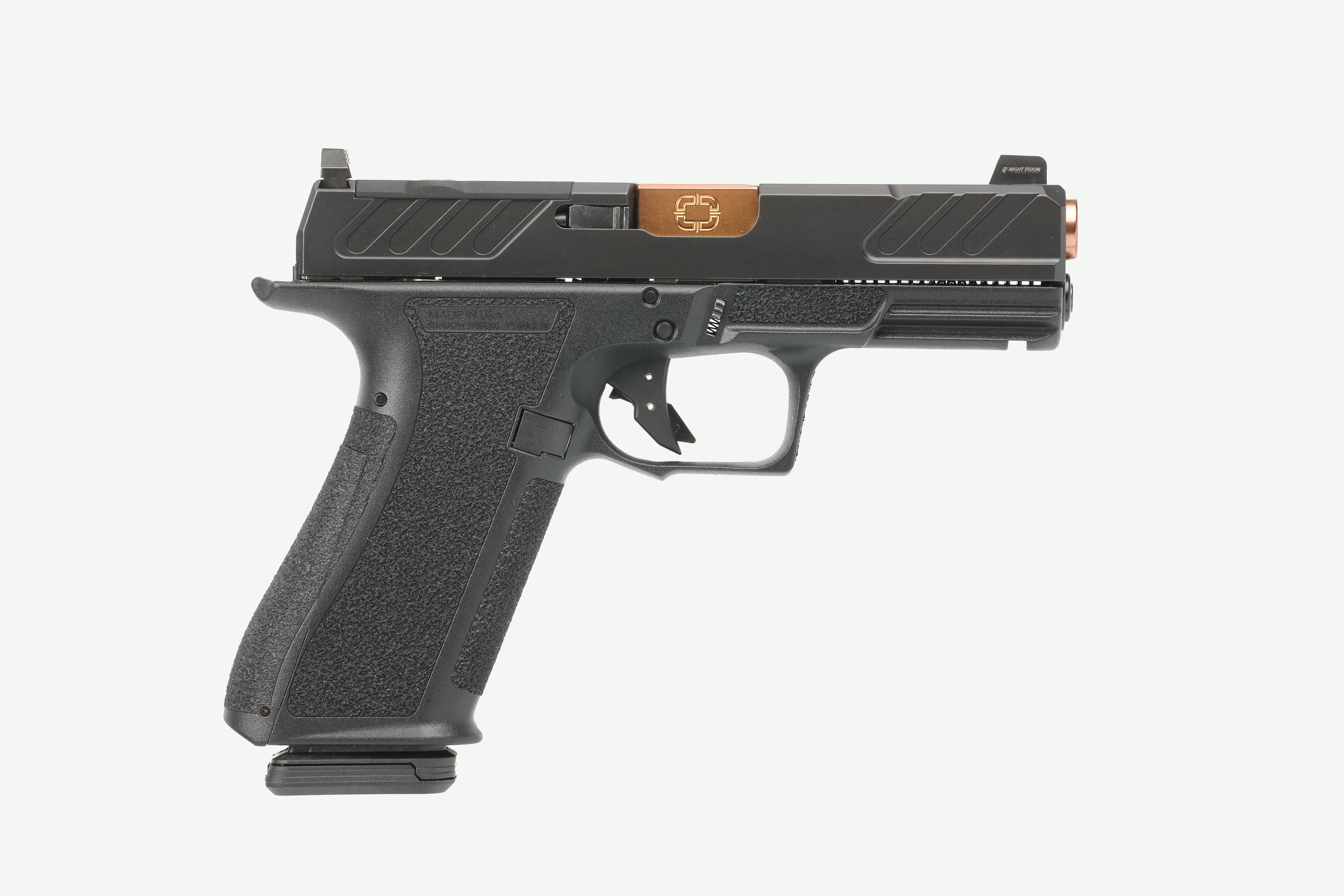 Shadow Systems SS-3305-1D XR920 9mm Pistol, 4" Bronze Barrel, 17+1 Capacity
