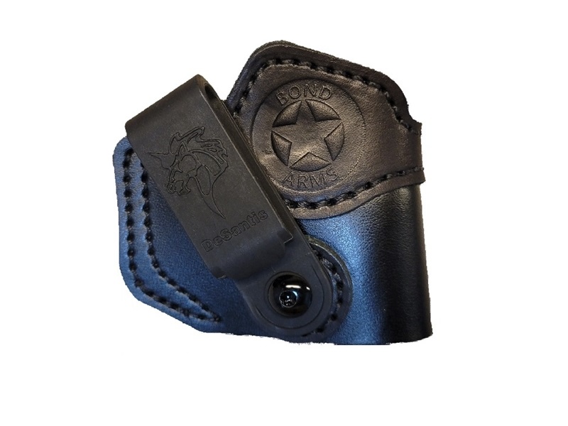 Bond Arms H-IST-S30-BB-R-CP Stinger Holster Black Leather IWB/Clip
