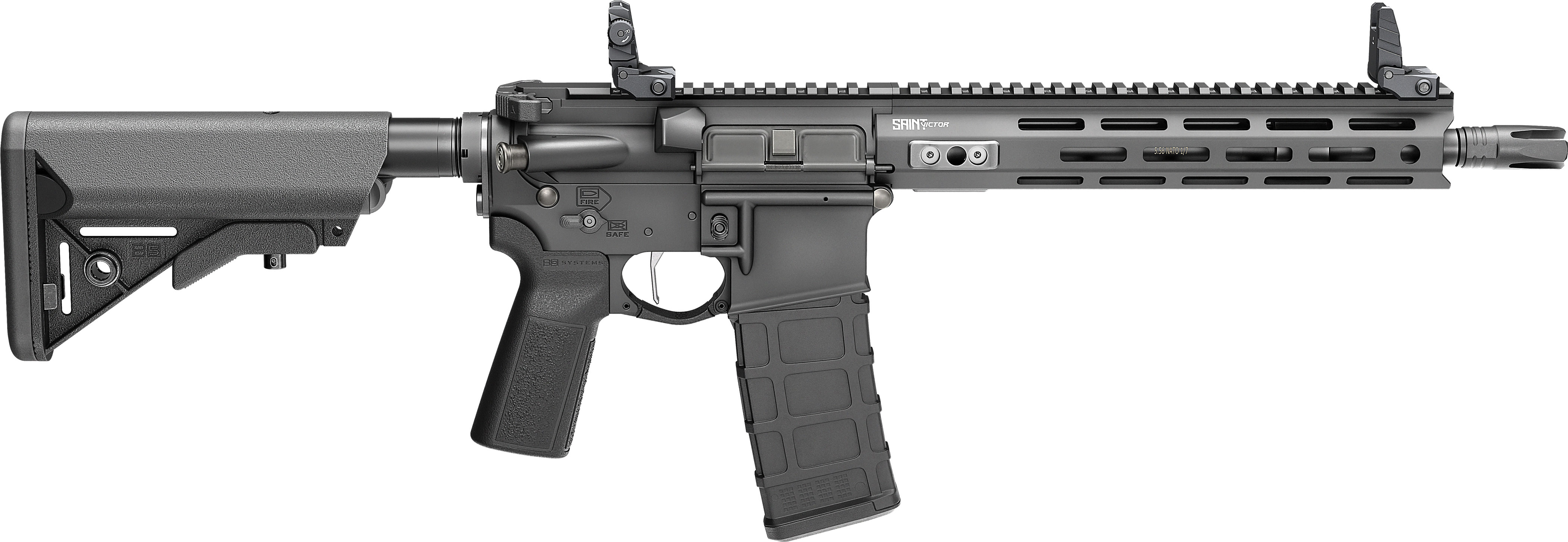 Springfield Armory STV9115556B-V2-B5 Saint Victor V2 SBR 223 Rem | 5.56 NATO 11.5" Black Anodized NFA - Short Barrel Rifle