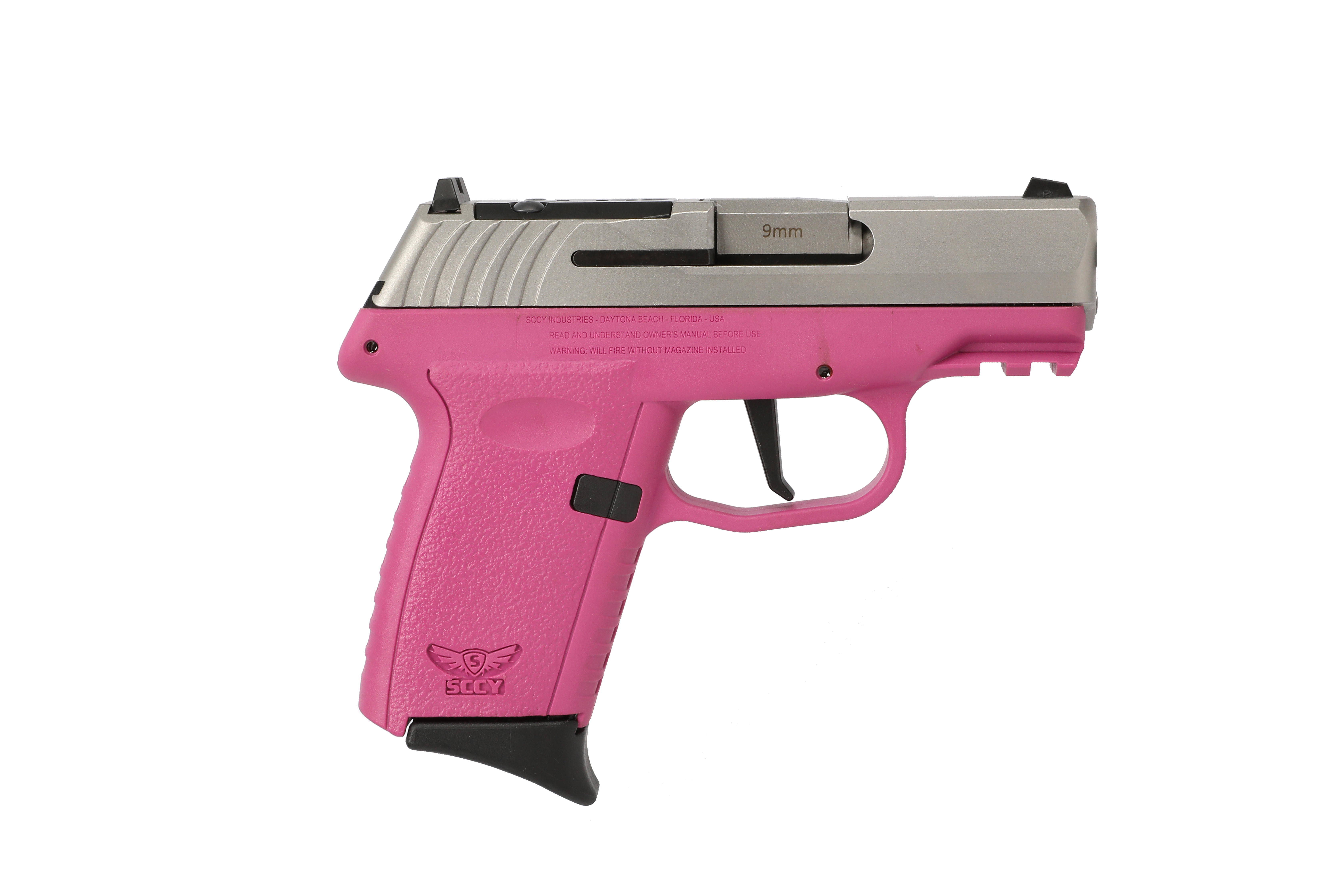 SCCY CPX-2 Gen 3 Sub-Compact Pistol - Stainless/Pink 9mm 3.1" Barrel 10rd Red Dot Ready