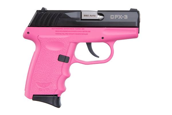 SCCY CPX-3 Pink/Black 380ACP 10RD