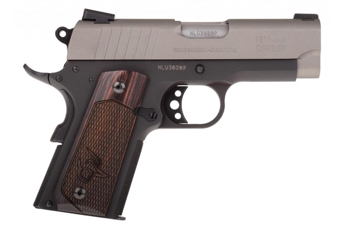 Taurus 1911 Officer 45 ACP Semi-Auto Pistol - Item #: TA1911OBKAL / MFG Model #: 1-1911OFC-EX1 / UPC: 725327932710 - 1911 OFFICR 45ACP BK/ALUM 3.5" 1-1911OFC-EX1|6+1|ADJ SIGHTS